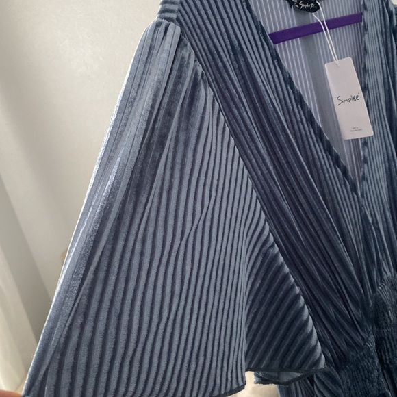 Simplee Apparel Women's Blue Maxi Dress Size 3XL  ( E - 21 ) - Picture 6 of 8